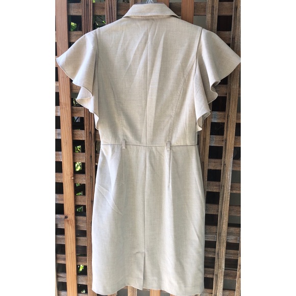 Calvin Klein Ruffled Career Dress - Picture 2 of 3